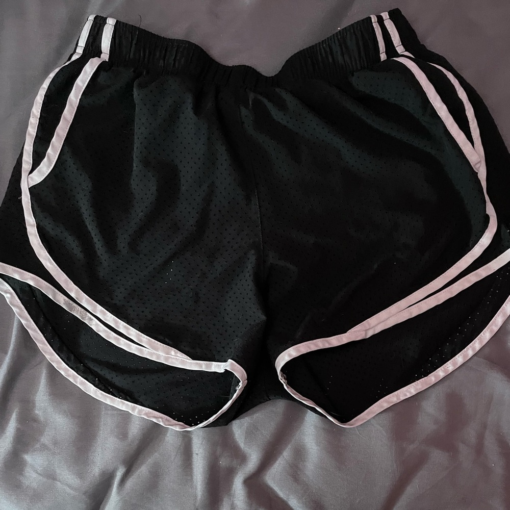 Calvin Klein Black Shorts with White Edging